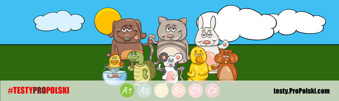 Домашні тварини польською: онлайн-гра "Збери слово"