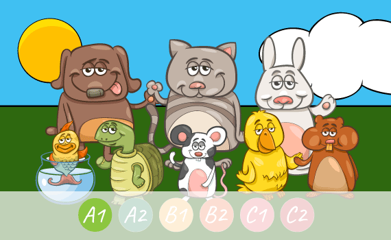 Pets in Polish: online game "Guess the word"